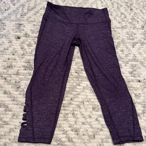 Athleta Purple Calf Length Leggings Small